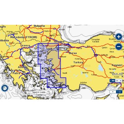 Navionics Ege Bölgesi Haritası