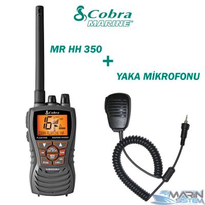 Cobra MR HH 350 El Telsizi + Yaka Mikrofonu Set