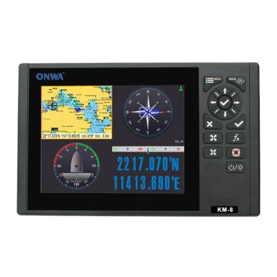 Onwa KM-8 8-inch GPS Chart Plotter Multi Function Display